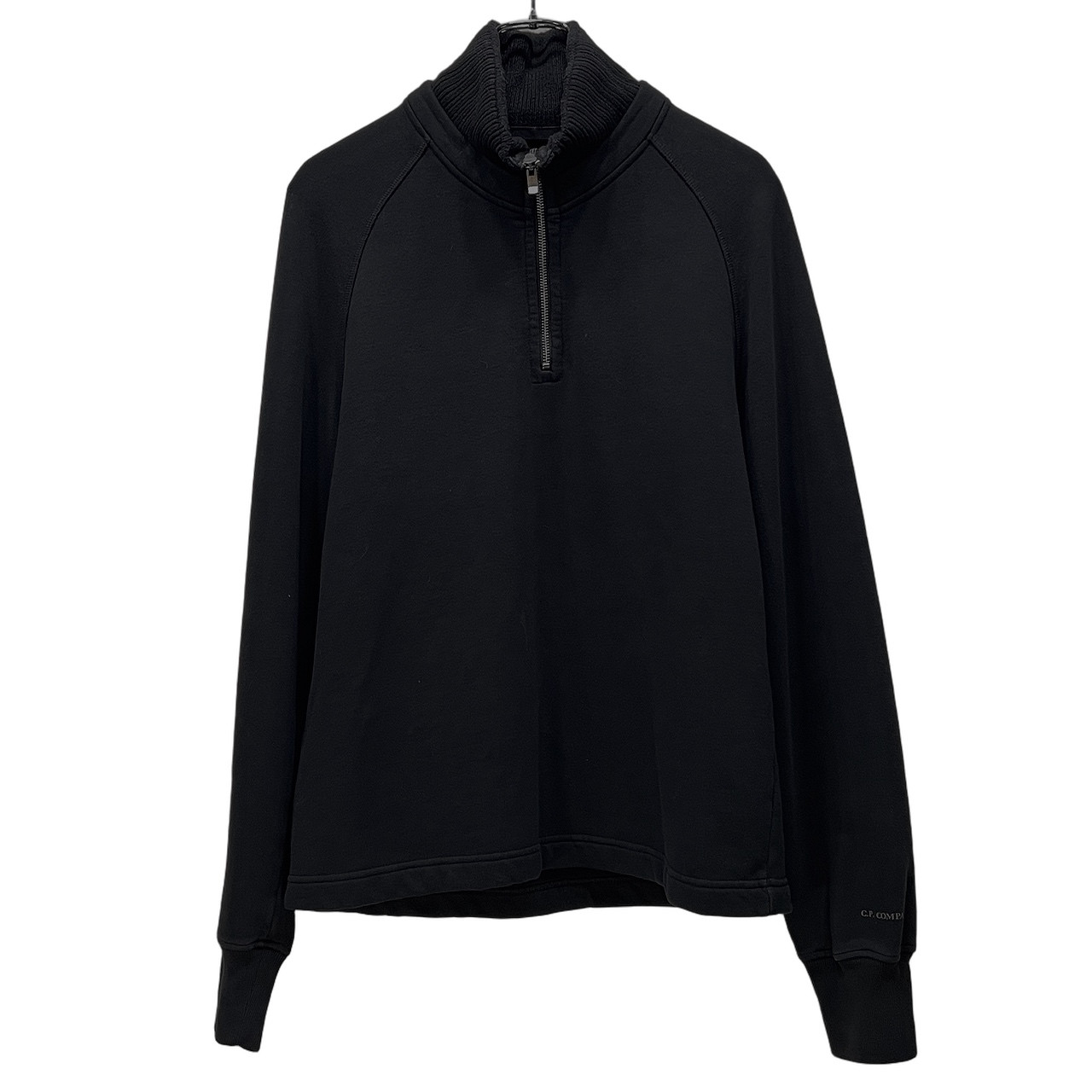C.P. COMPANY 04AW ハイネックプルオーバーハーフジップスウェットシャツ 貨物自動車上衣 Archive 00s 袖ロゴタイプ シーピーカンパニー メンズ 三国ケ丘店 ITULMSUSZ1Q8 【中古】 RM5431I