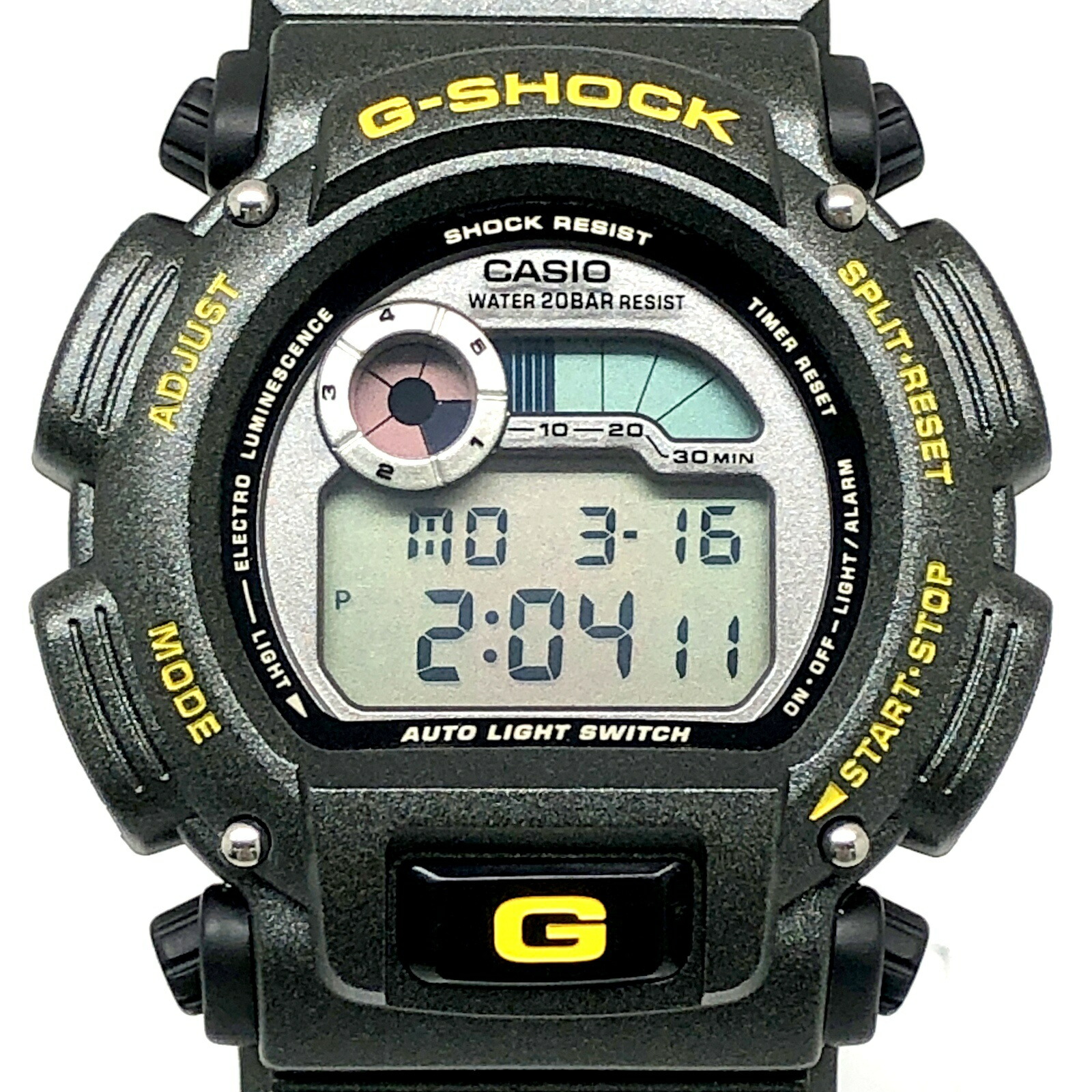 G-SHOCK ジーショック CASIO カシオ 腕時計 DW-9000AS-8AT X-tream Triple Crown エクストリーム トリプルクラウン ワールドカップ ガンメタリック クロスバンド 1997年5月発売 三国ケ丘店 ITHWE83F5217 【中古】｜NEXT51店