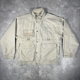 EDDIE BAUER 80\u0027s 90\u0027s エディバウアー フィッシングコットンジャケット ヴィンテージ vintage 貝塚店 ITUZRFF8R0PQ 【中古】 RK2549D
