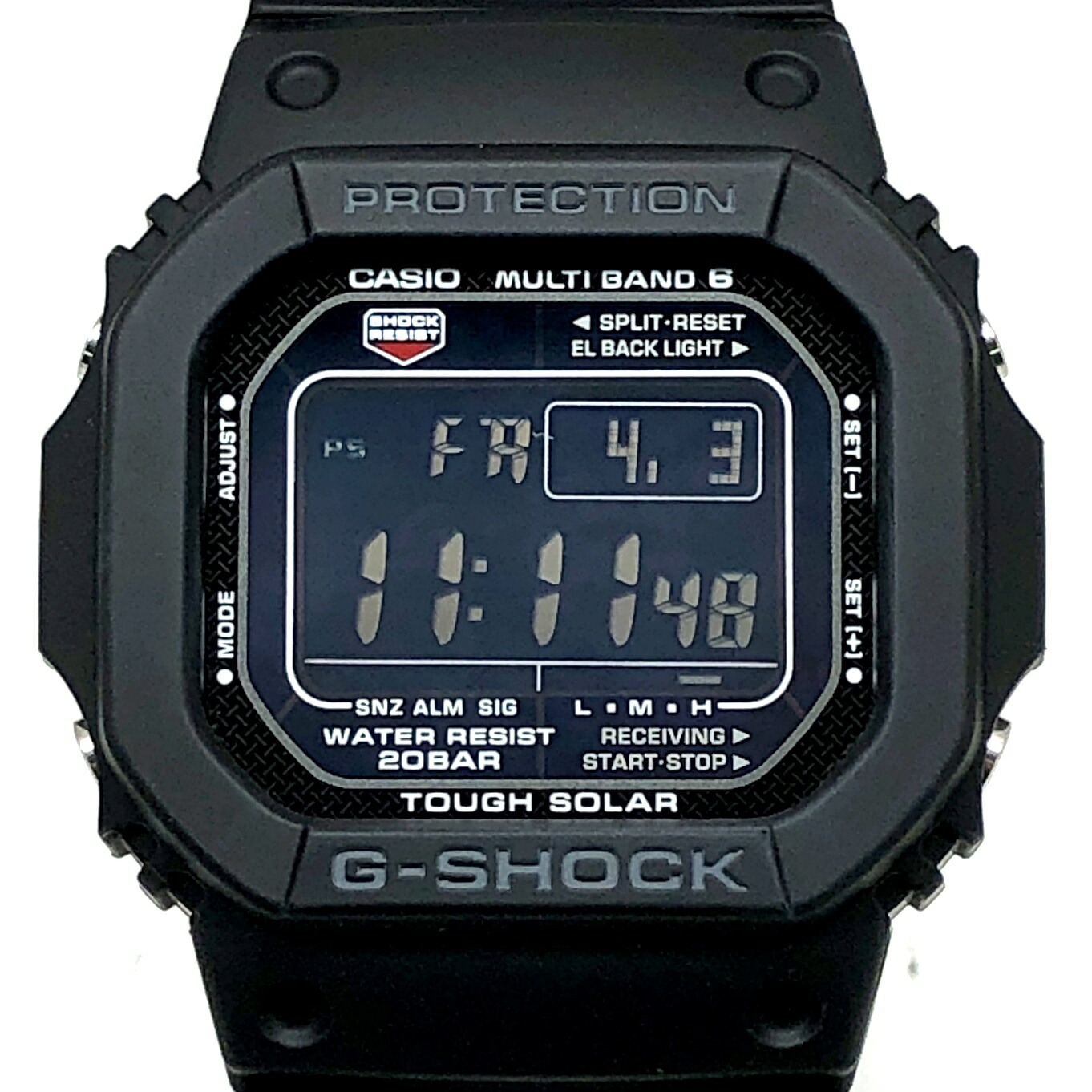 G-SHOCK ジーショック CASIO カシオ ウオッチ GW-M5610-1B 電磁波ソーラー 手ごわいソーラー マルチダンス楽隊6 引っくり返る液晶 真四角ひな型 5600続きもの 黒いこと×黒いこと 2012年11月発売 三国ケ丘店 ITSHW69PZ5S0 【中古】