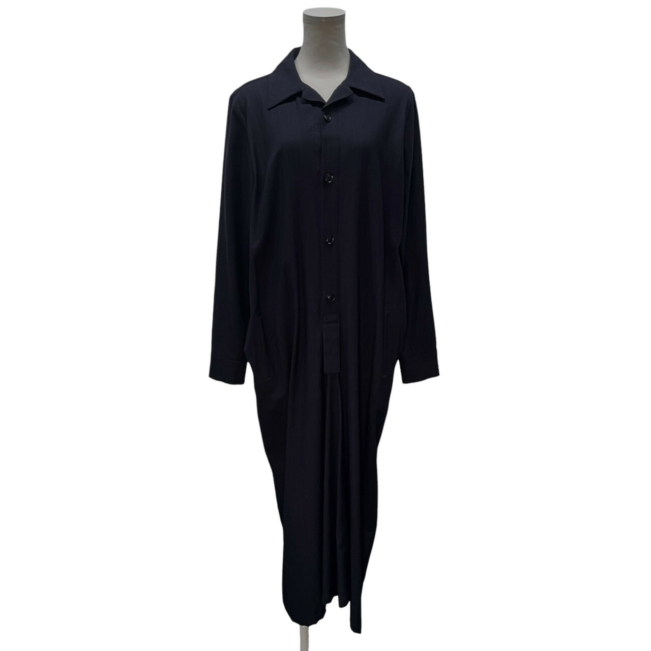 MICHIKO by Y\u0027s ウールレーヨンギャバジンオープンカラープルオーバーロングシャツワンピース トップス アウター Yohji Yamamoto Femme ミチコ バイ ワイス ヨウジヤマモトファム レディース 三国ケ丘店 ITAYGHG9XBEC 【中古】 RM5545I