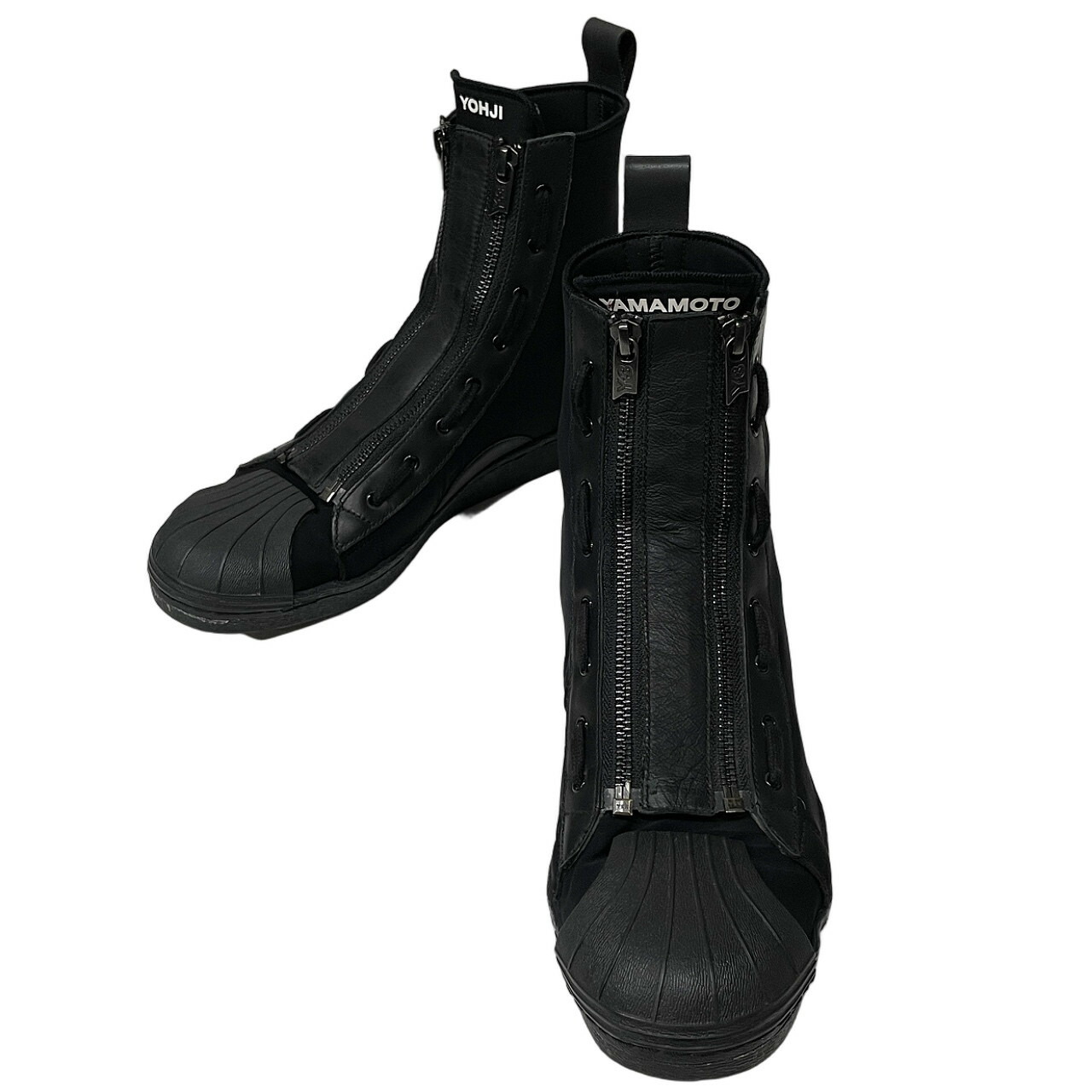 Y-3 PRO ZIP ネオプレンレザーうつり変わりダブルサイドジップハイカットスニーカー シューズ 靴 クツ 42 26.5珊 Yohji Yamamoto adidas ワイスロバート・エドワード・リー ヨウジヤマモト アディダス メンズ 三国ケ丘店 IT6ELCUOJ1C4 【中古】 RM5564I