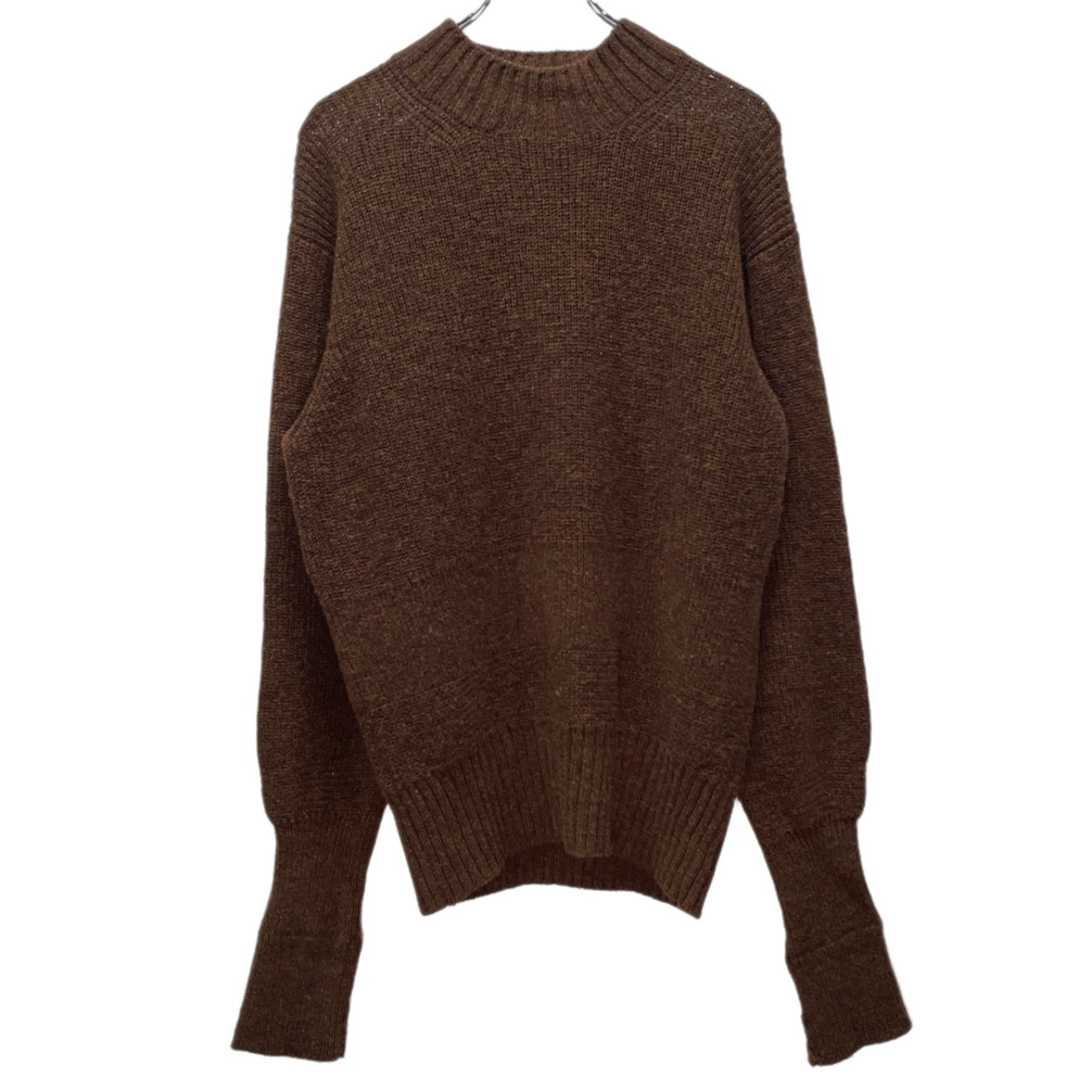 MATEE\u0026SONS RIB M/N SWEATER 羊毛畦編みモックネックリブニットセーター トップス マーティーアンドサンズ メンズ 三国ケ丘店 ITU42EWEF5BC 【中古】 RM5572I