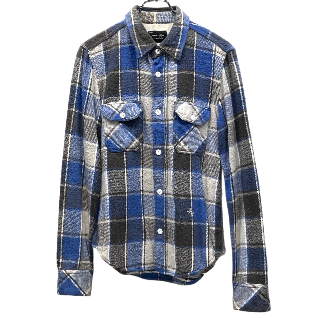 NUMBER NINE 05AW コットンフランネルダブルポケットチェックシャツ Archive THE HIGH STREETS期 トップス ブラウス ナンバーナイン メンズ 三国ケ丘店 IT9QM3HGH6R4 【中古】 RM5595I