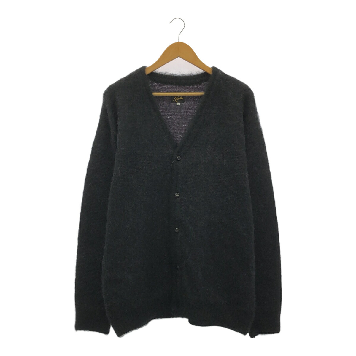 Needles ニードルズ 大きさL JS別注 SMU Mohair Cardigan モヘヤジレー 22080610005730 LQ419 引き船付 必要経費29,700円 黒いこと パープル 三国ケ丘店 IT20H2TJZCA2 【中古】 RM5390M