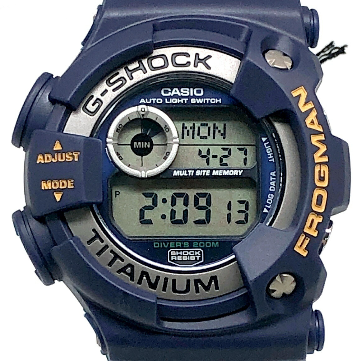G-SHOCK ジーショック CASIO カシオ ウオッチ DW-9900MD-2T FROGMAN MAD DOG EXPEDITIONS 3代目 潜水夫 マッドドッグ 共同研究ひな形 米国海軍 小型ひな形 1999年7月発売 三国ケ丘店 ITKYNEV1PMG6 【中古】