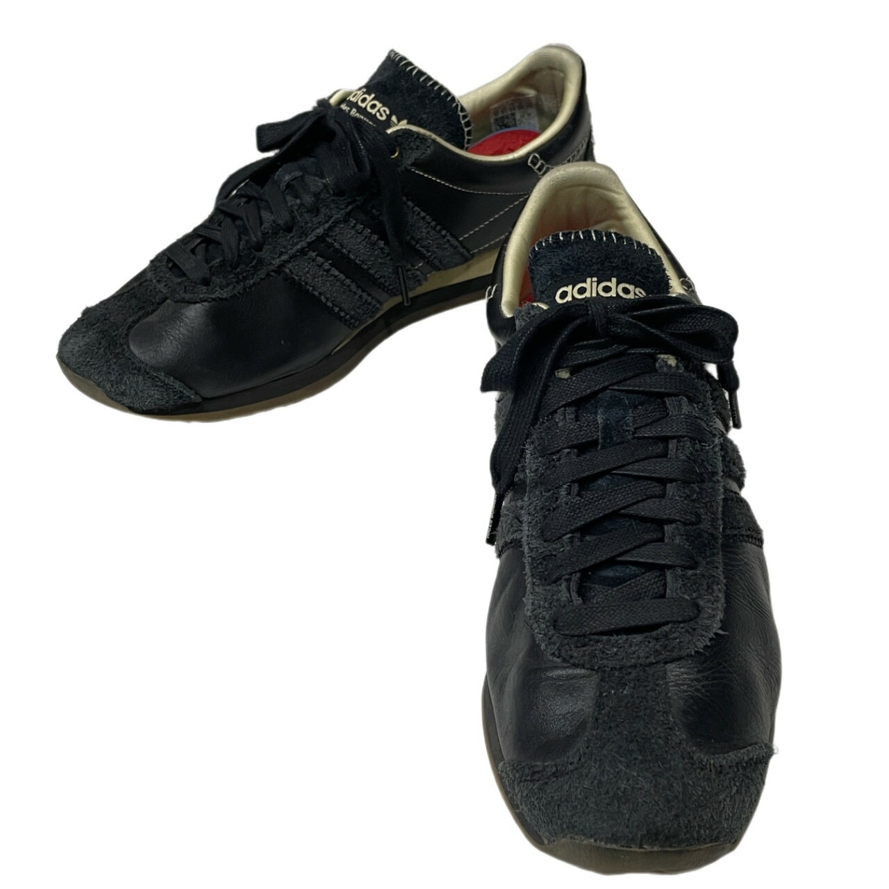 adidas × Wales Bonner 2023 WB COUNTRY GY1702 カントリー 中核グループ黒いこと なめし革うつり変わりローカットスニーカー シューズ 靴 クツ アディダス ウェールズボナー メンズ 三国ケ丘店 ITPC2TNESCC3 【中古】 RM5612I