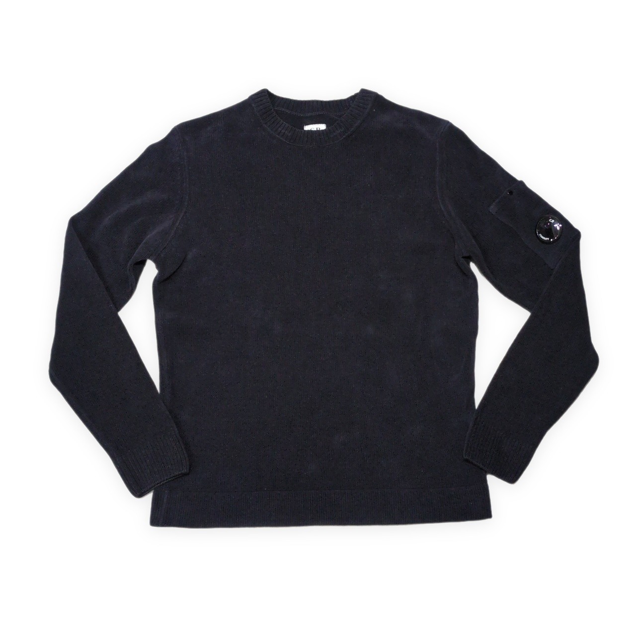 C.P. COMPANY シーピーカンパニー  労働者の一団のど首 編み物スウェーター 14CMKN026A 水晶体付 メンズ 48 引き舟付き添い人 バーラット製 美品 貝塚店 ITR2LJI0QF4E 【中古】 RK2814D