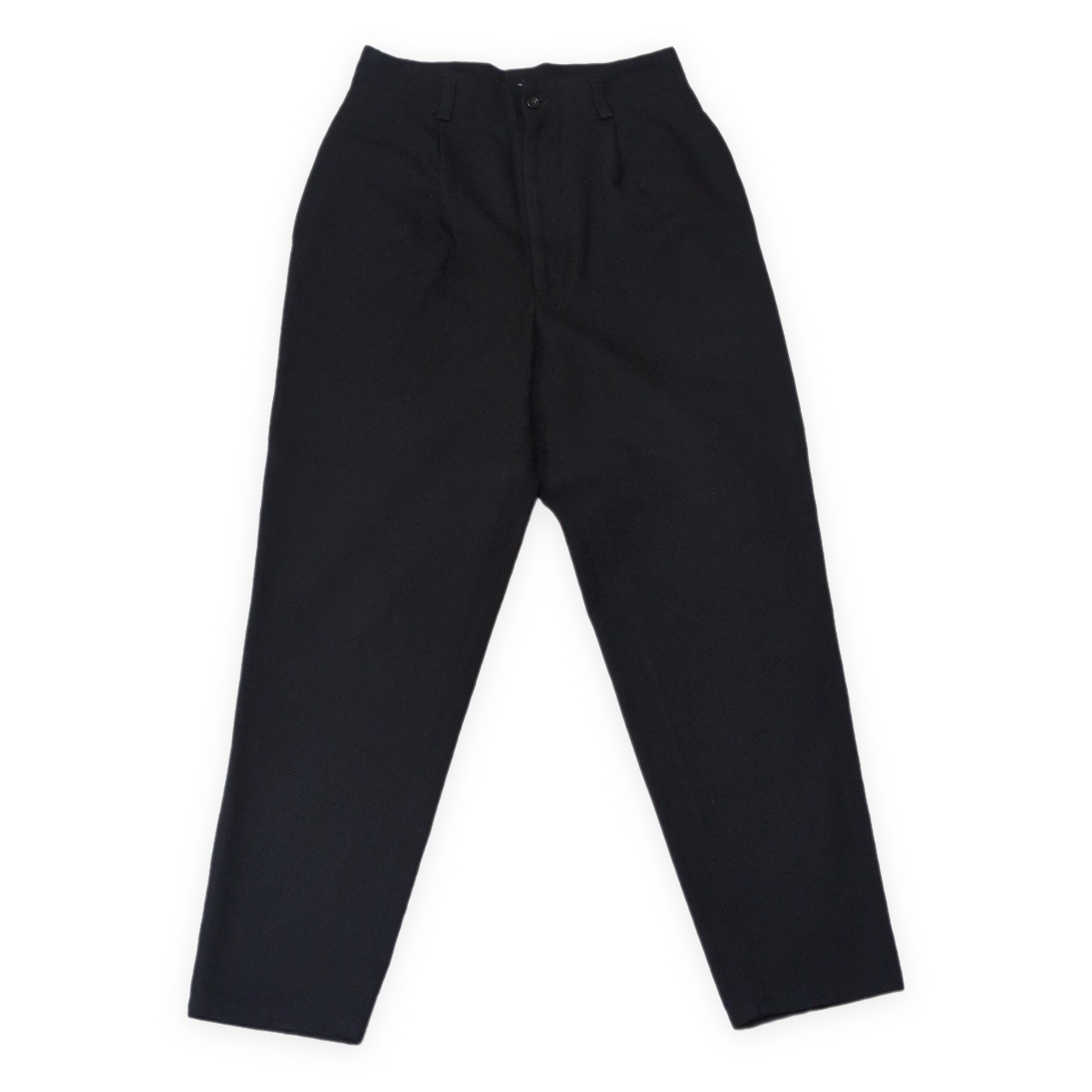 Y\u0027s ワイズ WORK SHOP 80\u0027s~90\u0027s ウールテーパードパンツ スラックス ボトムス M大きさ 黒 黒いこと アーカイブ 貝塚店 IT3RBQ6E1QU8 【中古】 RK2822D