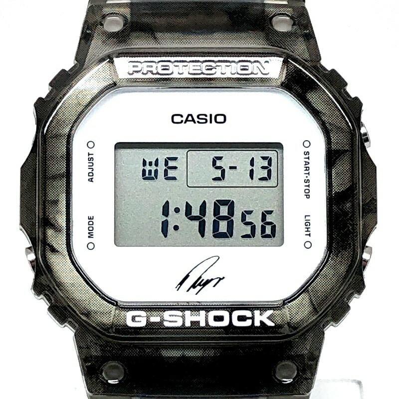 G-SHOCK ジーショック CASIO カシオ ウオッチ DW-5600RI22-1RYO ISHIKAWA 石川遼 第3弾 シグネチャーモデル 素早さ模範例 押さえる 協調主義模範例 ガーベラ 黒いこと スケルトン 2022年11月発売 三国ケ丘店 IT1MSW53JWB4 【中古】