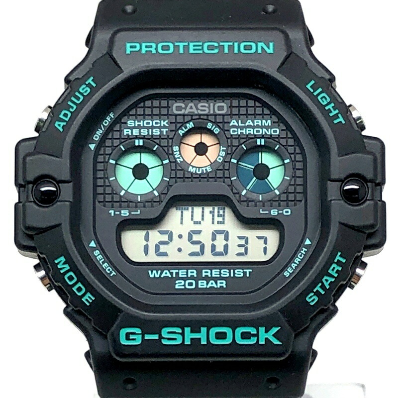 G-SHOCK ジーショック CASIO カシオ ウオッチ DW-5900 POTR ピーオーティーアール ファーストコラボレーションモデル 吉田袋 ボーイ YOSHIDA PORTER ターコイズブルー 393-92290 2023年7月発売 三国ケ丘店 ITDYLW36EHSG 【中古】