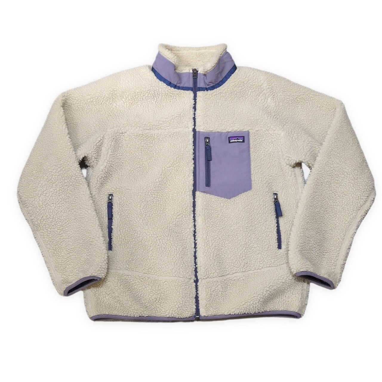 Patagonia パタゴニア レトロフリースジャケット Kids：XXL 上衣 パタゴニア 越南製 白いこと ポリエステル 貝塚店 ITM7QTMB8W79 【中古】 RK080SE
