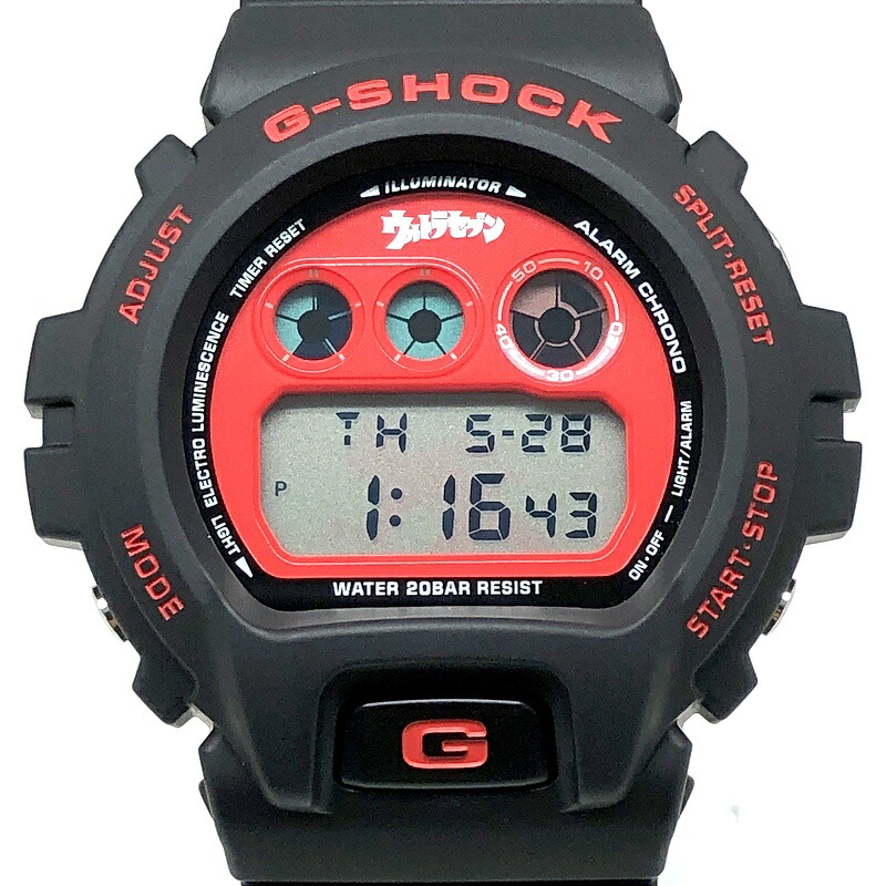 G-SHOCK ジーショック CASIO カシオ 腕時計 DW-6900FS ULTRAMAN SERIES 45th ANNIVERSARY ウルトラマンシリーズ45周年記念 コラボレーションモデル ウルトラセブン 限定1000本 2012年3月発売 三国ケ丘店 IT0XWEDEPMOS 【中古】｜NEXT51店