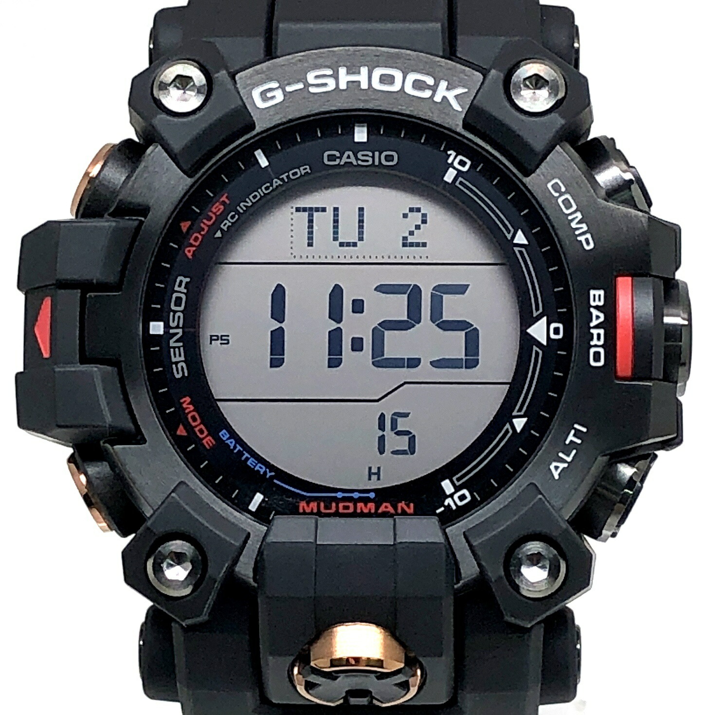 G-SHOCK ジーショック CASIO カシオ ウオッチ GW-9500TLC-1 MUDMAN TEAM LAND CRUISER マッドマン チームランドクルーザー コラボモデル 電磁波ソーラー トリプル検出器 針路・殊のほか・空圧・気温位置づける LEDうしろ側点火装置 2024年2月発売 三国ケ丘店 ITYOND3DH7ZM 【中古】