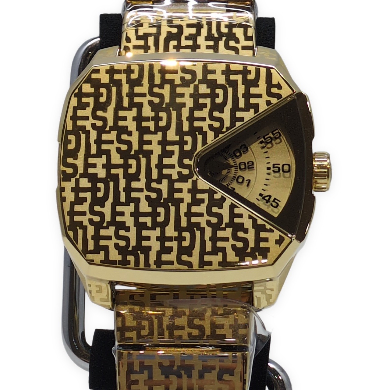 DIESEL ディーゼル D.V.A. DZ2178 腕時計 ステンレス ゴールド スクエア メンズウォッチ アナログ 未使用 美品 貝塚店 ITJW14TT25X4 【中古】 RK2892D｜NEXT51店