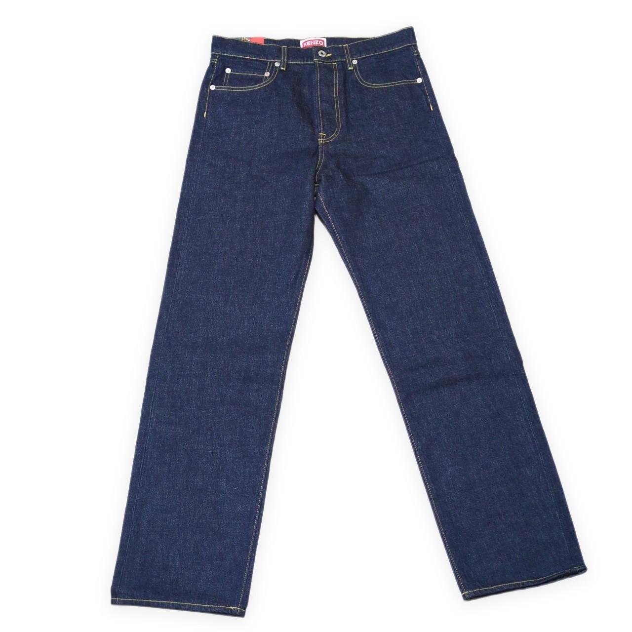 KENZO ケンゾー RINSE ASAGAO STRAIGHT JEANS ストレートジーンズ デニムパンツ メンズ W31 タグ付き 美品 貝塚店 ITO6PHU045OI 【中古】 RK2901D｜NEXT51店