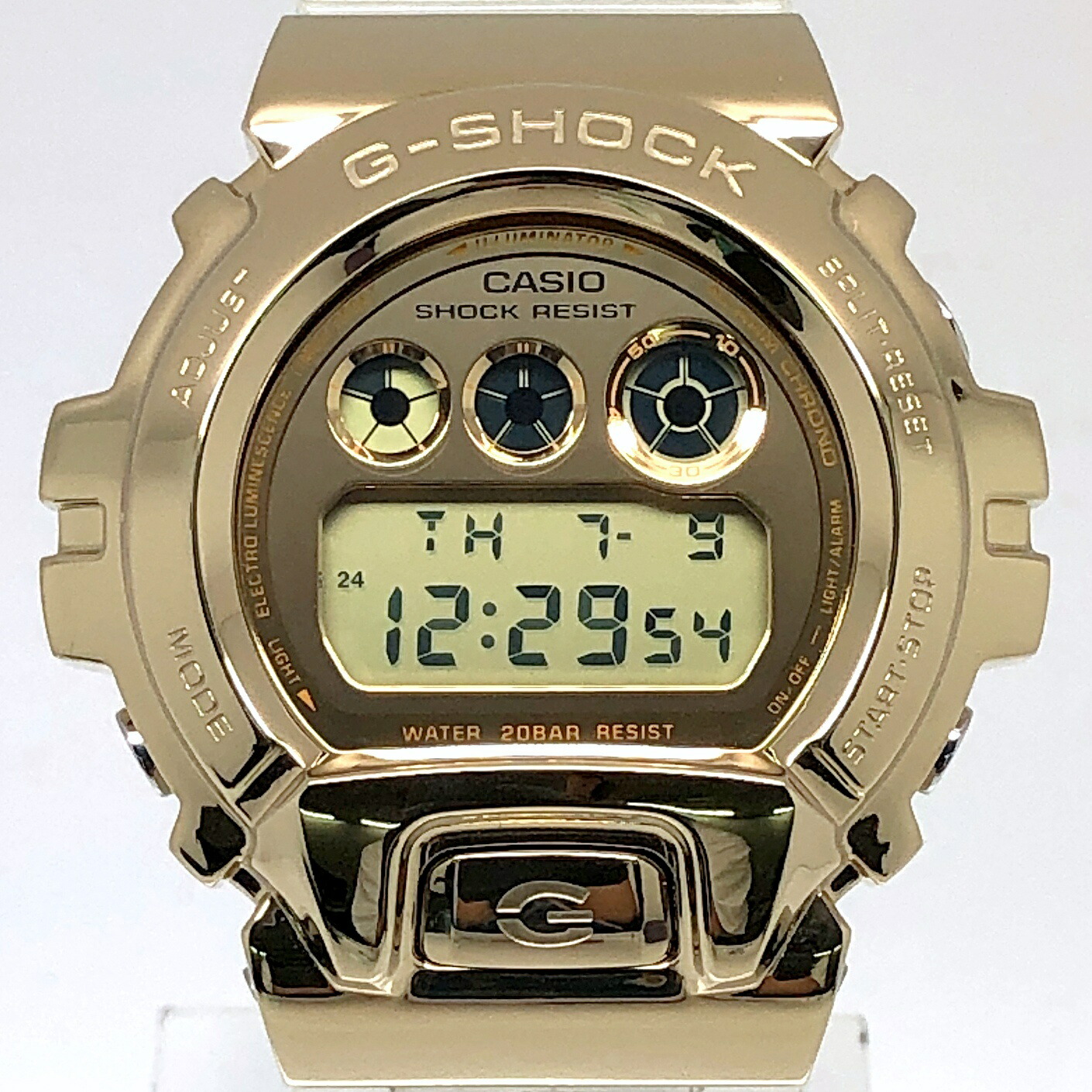 G-SHOCK ジーショック CASIO カシオ 腕時計 GM-6900SG-9 METAL COVERED メタルカバード メタルベゼル ゴールドメタル スケルトンバンド ミラーダイヤル 2021年2月発売 三国ケ丘店 IT2MMQ66EQDW 【中古】｜NEXT51店