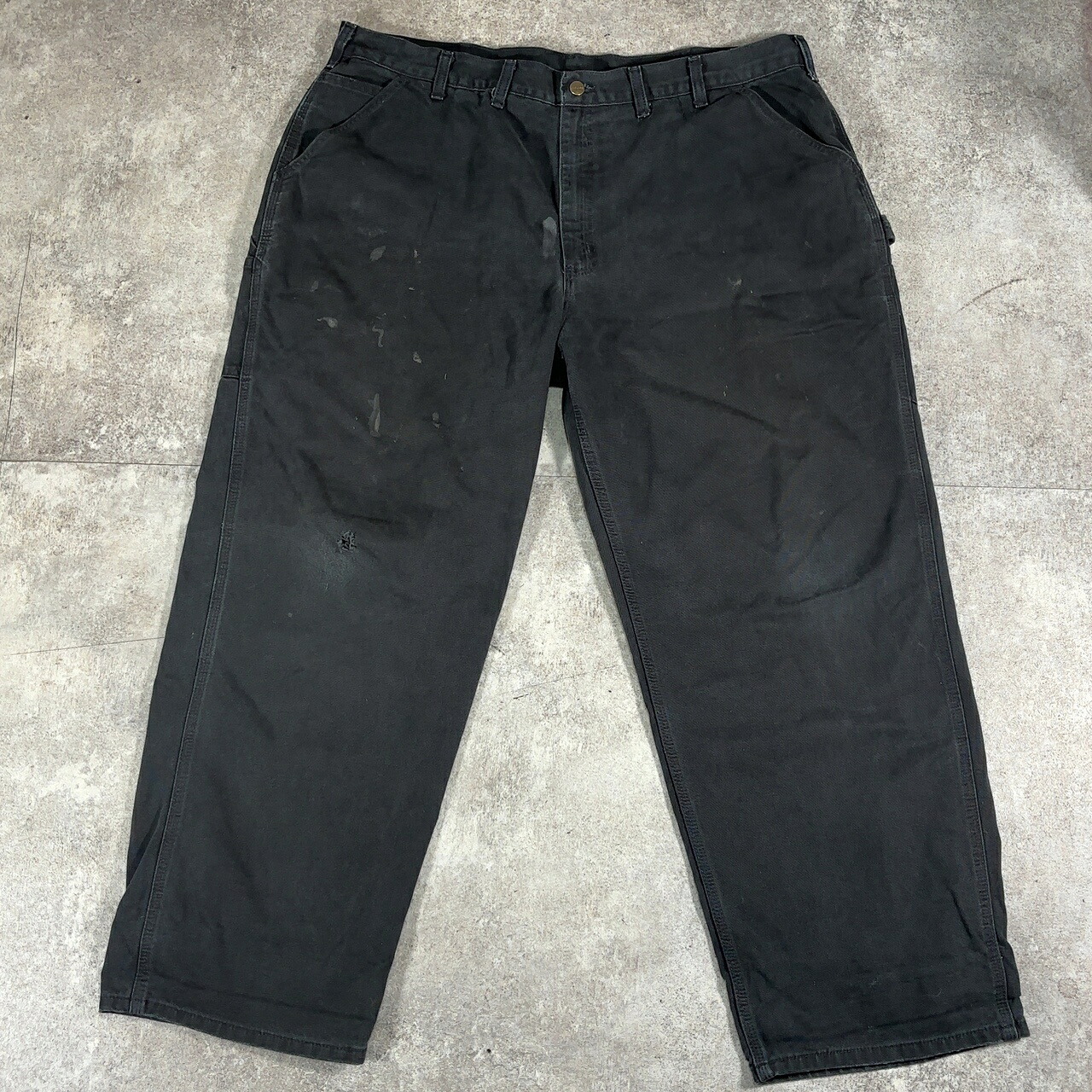 carhartt カーハート ダックペインターパンツ ブラック B11 BLK コットン ワークパンツ W44 ビックサイズ 00&rsquo;s メンズ 貝塚店 IT25GBSB7M5W 【中古】 RK466KO｜NEXT51店