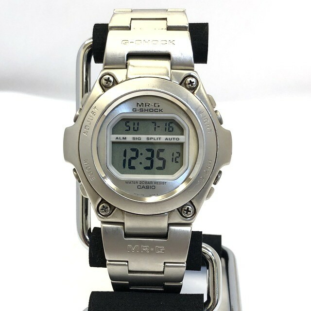 売れ筋 G Shock ジーショック Casio カシオ 腕時計 Mrg 100 Mr G デジタル クォーツ ラウンドフェイス シルバー フルメタル レア メンズ ビジネス チタン T東大阪店 It3iqzjhi0 中古 Ry3700 特売 Dolores Maxwell Com