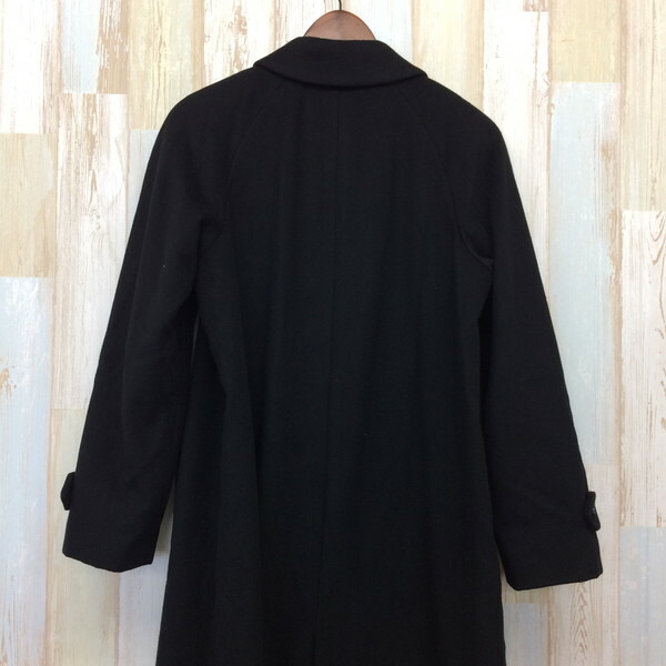 sanyo三洋羊绒大衣外衣长黑色女士日本制造三国丘商店243989 rm660t