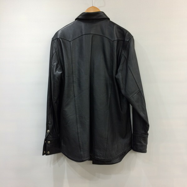 Mikunigaoka 340619 Rm1001t Made In Harley Davidson Leather Western Shirt Outer Jacket Coat American Casual Black Men M Korea