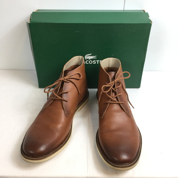 lacoste leather shoes mens
