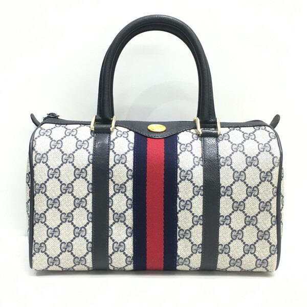 Product Made In Gucci Mini Boston Bag 012 3841 58 Old Vintage Sherry Accessories Collection Lye Seko Pvc Leather Red Gray