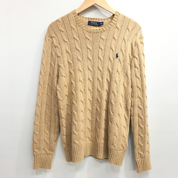 polo ralph lauren cable knit sweater