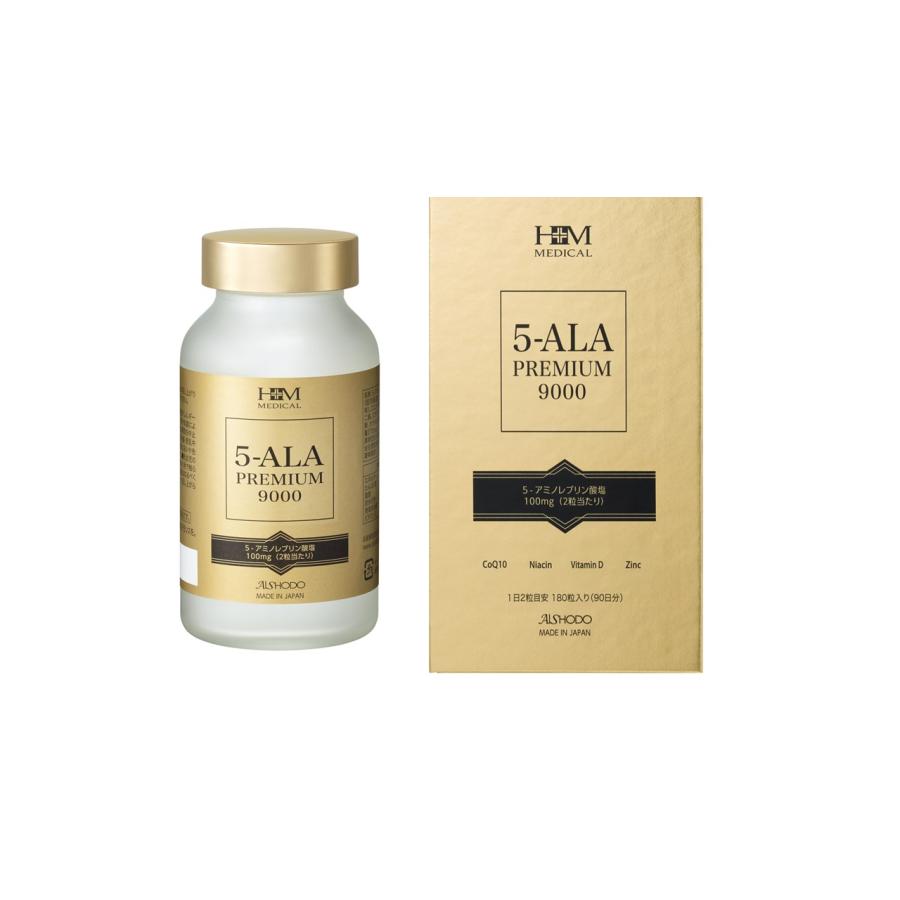 愛粧堂5-ALA プレミアム9000「5-ALA」を業界最大量配合健康・美容・活力を維持するために人生100年時代を応援するサプリ