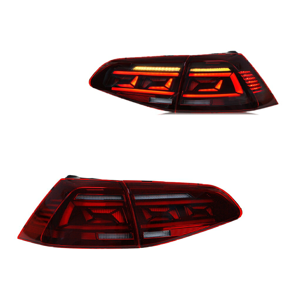 ゴルフ7 GOLF7.5 5G 後期 LED テールライト 左右 テールランプ シーケンシャルウィンカー フォルクスワーゲン AKD E