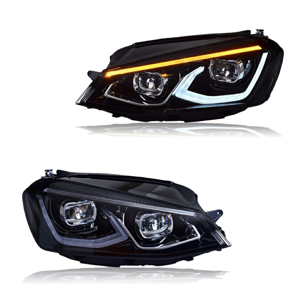 ゴルフ7 GOLF7 5G 前期 LED ヘッドライト 左右 ヘッドランプ フォルクスワーゲン AKD D