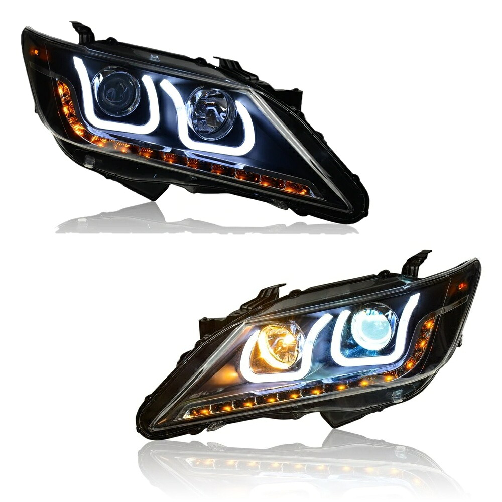 カムリ AVV50 50系 LED ヘッドライト 左右 ヘッドランプ トヨタ 前期型 '11-'13 AKD A