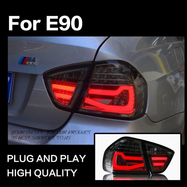 テールライト BMW E90 3シリーズ テールランプ LED TYPE-A レッド AKD