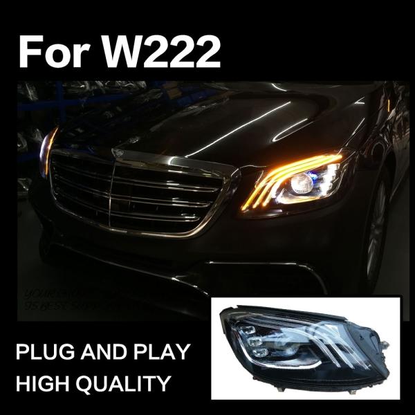 ヘッドライト メルセデス・ベンツ W222 Sクラス LED '13-'18 クリア AKD｜ジャパンネット部品