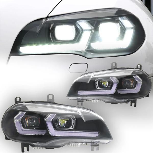 LED ヘッドライト ヘッドランプ BMW X5 E70 前期型 2007-2010 AKD