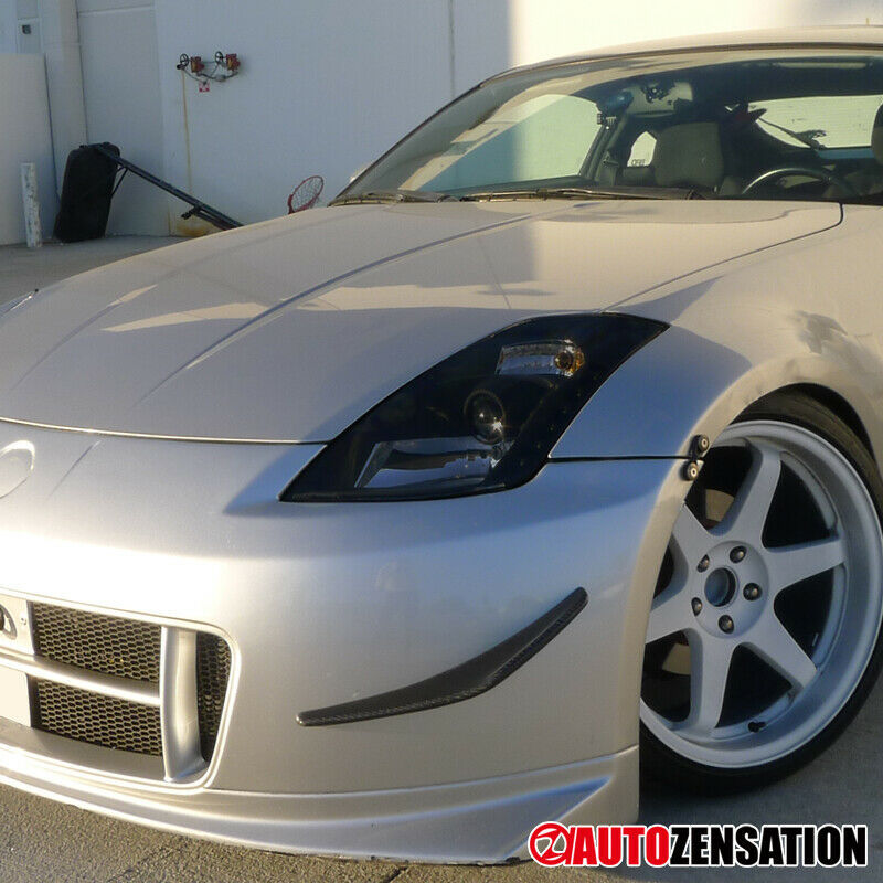 Autozensation製 日産 フェアレディz Z33 Vq35de 03 05 ヘッドライト スモーク ブラック Type A Bouncesociety Com