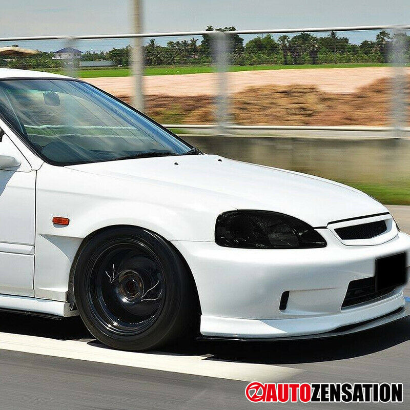 Autozensation製 ホンダ シビック Ek4 Ek9 B16a B16b 99 00 ヘッドライト スモーク クローム Type A Bouncesociety Com