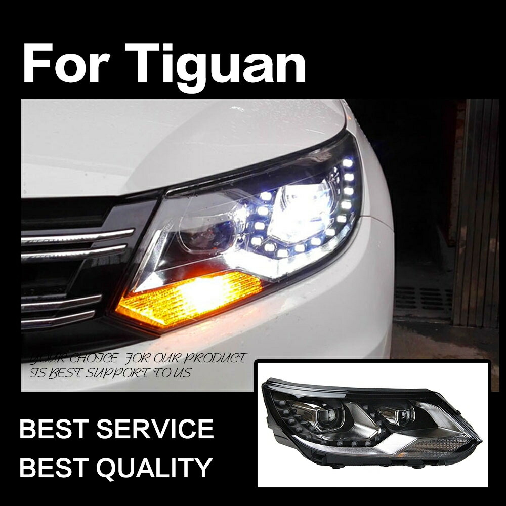 大人気商品 ライト ランプ フォルクスワーゲン Sonar製 Tiguan クリア Ledヘッドライト 後期 11 16 5n ティグアン Zambettis Com