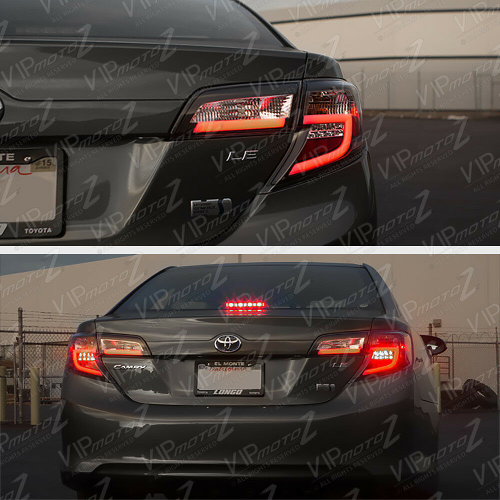Vipmotoz製 トヨタ カムリ Avv50 2ar Fxe 12 14 Ledテールライト クリア ブラック Andapt Com
