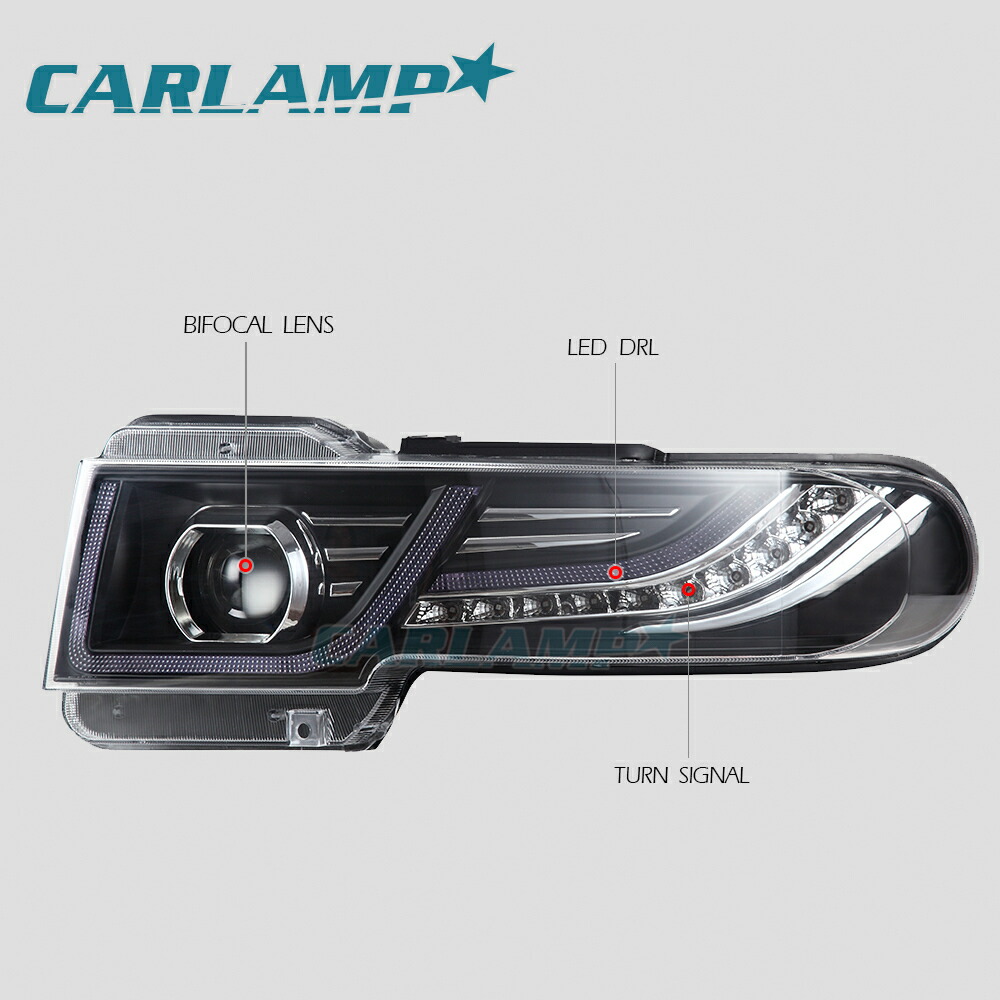 ヘッドライト GSJ15W FJクルーザー LED '06-'18 クリア 専用グリルセット 正規品 1GR-FE トヨタ VLAND
