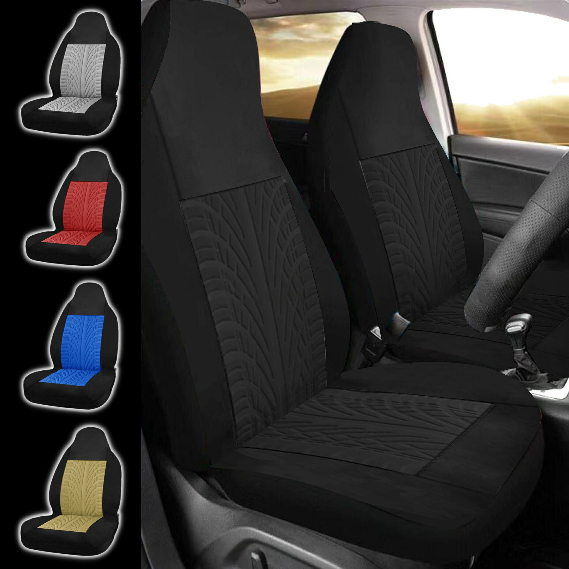 VOLVO C70 P15 シートカバー ポリエステル 車 運転席 助手席 前席セット 5色 YOUTH HB2