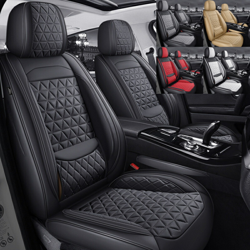 VOLVO C30 シートカバー 防水 車 レザー 運転席 助手席 前席セット 汎用 ランバーサポート 5色 LEE