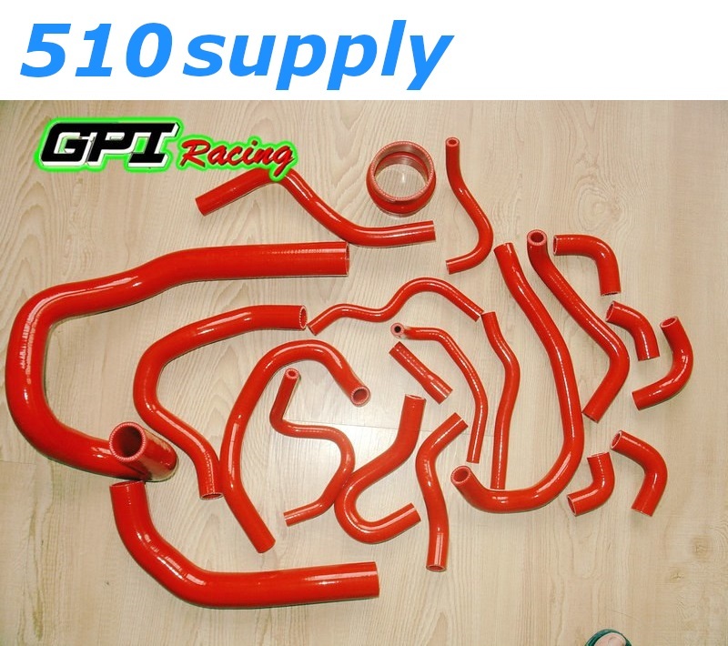 ラジエーターホース　＆　ヒーターホース 　アルファロメオ・SZ/RZ　青 アルファロメオ・SZ⁄RZ Alfa Romeo シリコンラジエーター