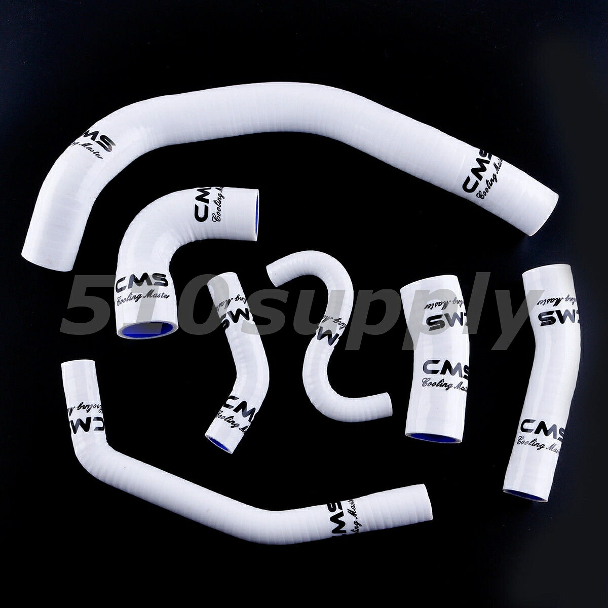 クーラントホース YZF-R1 RN09 5PW '02-'03 ラジエターホースセット ホワイト ヤマハ CMS