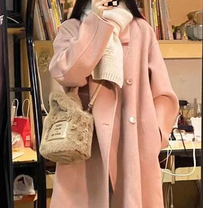 コート ロングコート 袖あり 長袖 ラグランスリーブ 襟付き XS S M L XL 2XL ノッチドラペル デザイン ボタン ダブルブ