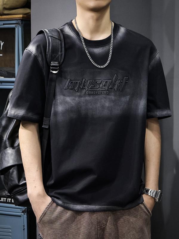 カジュアル 半袖 Tシャツ アメリカン スタイル 綿 ゆったり 半袖 Tシャツ メンズ 薄手