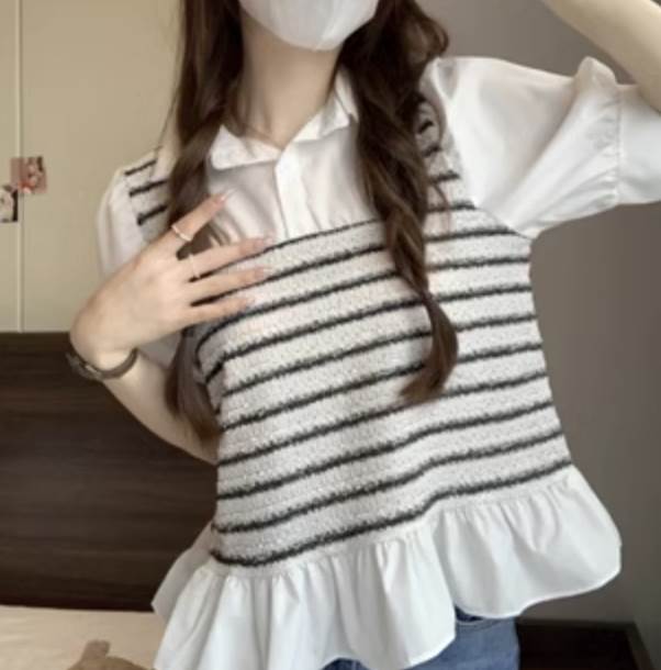 かわいい こなれ感 かわいい ボーダー レトロ 上品 きれいめ 大人可愛い シンプル デイリー ルーズ フェミニン 個性