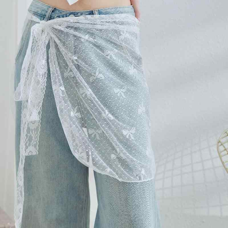 スカート レース チュールスカート ミニスカート 春夏用 レディース かわいい 白 黒 普段使い 切り替えデザイン フレアシルエッ