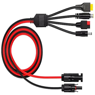 楽天市場】DFsucces 1M 4 in 1 コネクタ ソーラー充電ケーブル XT60