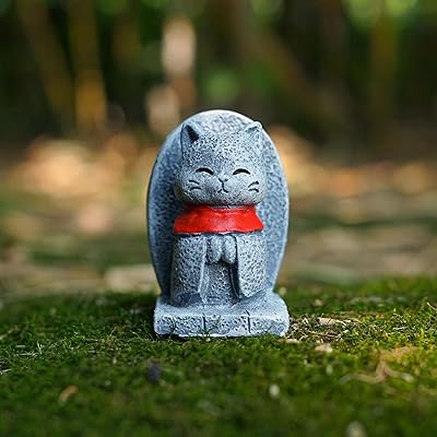 おかえり石柱　ケロちゃん　手作り　御影石　玄関先セット品　置物 楽天市場】ReemeHi 動物お地蔵さんセット癒し可愛い小型置物祈り